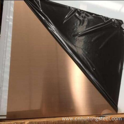 Rose Gold Decorative Stainless Steel Sheet